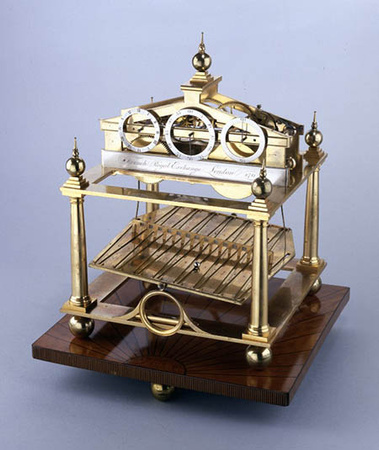 Rolling-ball clock