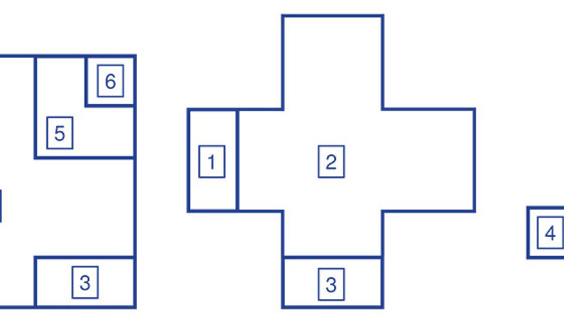Greek crosses puzzle