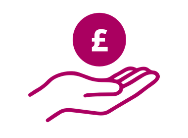 Grants Funding Pink Icon