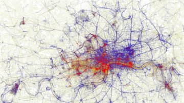 Locals and Tourists visualisation London