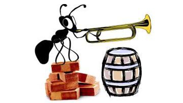 ant-bugle-bricks-barrel