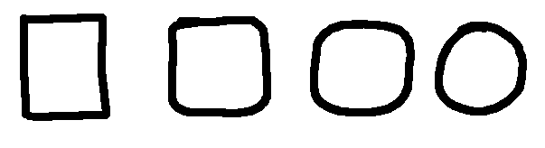 square to disk