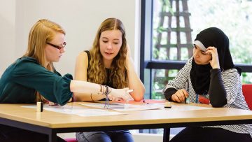 women-studying