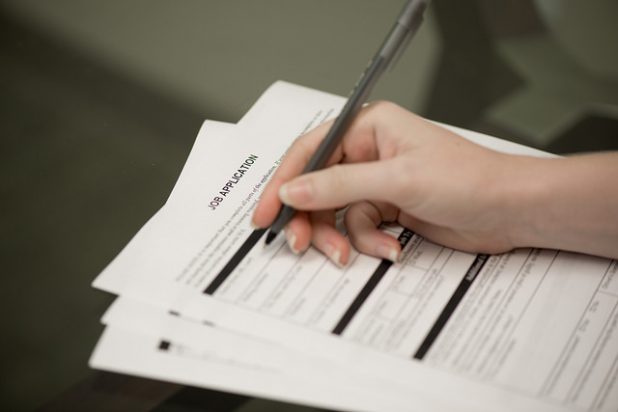 job application form