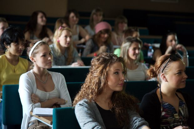 students in lecture