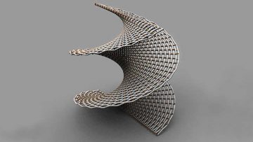 Helicoidal-weaving