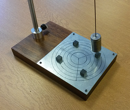 demonstration of the magnetic pendulum
