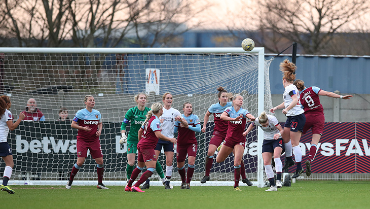 Liverpool FC Women's Rachel Furness scores
