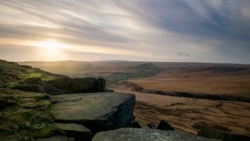 A view across the Upper Colne Valley to Pule Hill on National Trust moorland © Andrew Hamilton | Dreamstime.com
