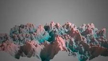 computer generated image of a river bed