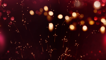 Abstract image of sparks and lights