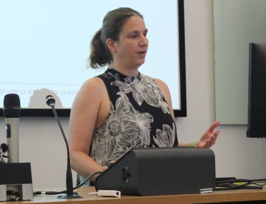Christina Pagel speaking on The Maths of Healthcare