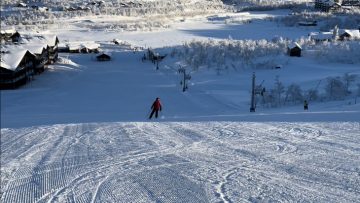 Noel-Ann Bradshaw skiing