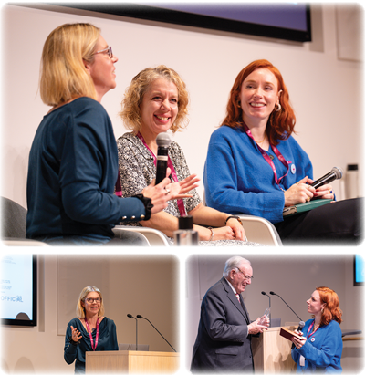 The morning session – Veronica, Joanna, Hannah and Sir Bryan