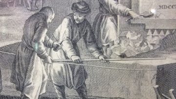 Mining surveyors at work