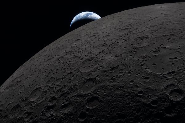 Earthset captured during the Artemis II crew’s flyby of the Moon