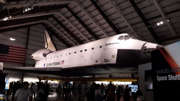 Space Shuttle Endeavour at the California Science Center in 2019