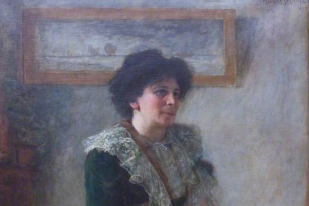 Painting of Hertha Ayrton